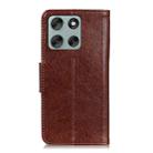 For Motorola Moto G56 5G Nappa Texture Horizontal Flip Leather Phone Case(Brown) - 3