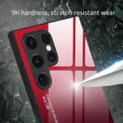 For Samsung Galaxy S25 Ultra 5G Gradient Color Glass Phone Case(Purple Red) - 3