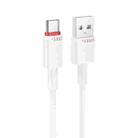 Borofone BX110 Beneficio 3A USB to Type-C Charging Data Cable, Length: 1m(White) - 1