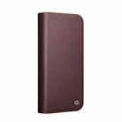 For iPhone 16 Pro Max QIALINO Classic Gen2 Genuine Leather Phone Case(Brown) - 2