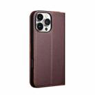 For iPhone 16 Pro Max QIALINO Classic Gen2 Genuine Leather Phone Case(Brown) - 3