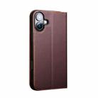 For iPhone 16 Plus QIALINO Classic Gen2 Genuine Leather Phone Case(Brown) - 3