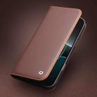 For iPhone 17 Pro Max QIALINO Classic Gen2 Genuine Leather Phone Case(Brown) - 2