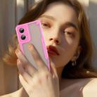 For Motorola Moto G35 5G Armor Glaze PC Hybrid TPU Phone Case(Pink) - 3
