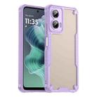 For Motorola Moto G35 5G Armor Glaze PC Hybrid TPU Phone Case(Purple) - 1