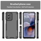 For Motorola Moto G55 5G Armor Glaze PC Hybrid TPU Phone Case(Black) - 2