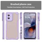 For Motorola Moto G55 5G Armor Glaze PC Hybrid TPU Phone Case(Purple) - 2