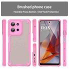 For Motorola Moto G75 5G Armor Glaze PC Hybrid TPU Phone Case(Pink) - 2