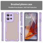 For Motorola Moto G75 5G Armor Glaze PC Hybrid TPU Phone Case(Purple) - 2