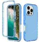 For iPhone 16 Pro Max Shockproof Clear Gradient PC + TPU Phone Case(Blue) - 1