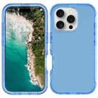 For iPhone 16 Pro Max Shockproof Clear Gradient PC + TPU Phone Case(Blue) - 2