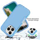 For iPhone 16 Pro Max Shockproof Clear Gradient PC + TPU Phone Case(Blue) - 3