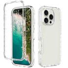 For iPhone 16 Pro Shockproof Clear Gradient PC + TPU Phone Case(Transparent) - 1