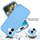 For iPhone 16 Plus Shockproof Clear Gradient PC + TPU Phone Case(Blue) - 3