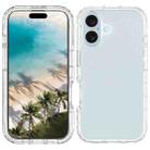 For iPhone 16 Plus Shockproof Clear Gradient PC + TPU Phone Case(Transparent) - 2