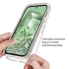 For Google Pixel 8a Shockproof Clear Gradient PC + TPU Phone Case(Transparent) - 3