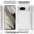 For Google Pixel 8 Shockproof Clear Gradient PC + TPU Phone Case(Black) - 2