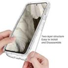 For Google Pixel 8 Shockproof Clear Gradient PC + TPU Phone Case(Transparent) - 3