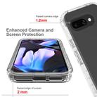For Google Pixel 9a Shockproof Clear Gradient PC + TPU Phone Case(Purple) - 3
