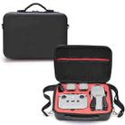 For DJI Mavic Air 2 Portable PU Shoulder Storage Bag Protective Box(Black Red) - 1