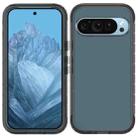 For Google Pixel 9 / 9 Pro Shockproof Clear Gradient PC + TPU Phone Case(Black) - 2