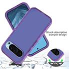 For Google Pixel 9 / 9 Pro Shockproof Clear Gradient PC + TPU Phone Case(Purple) - 3