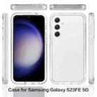 For Samsung Galaxy S23 FE 5G Shockproof Clear Gradient PC + TPU Phone Case(Black) - 2