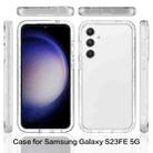 For Samsung Galaxy S23 FE 5G Shockproof Clear Gradient PC + TPU Phone Case(Purple) - 2