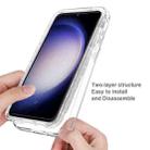 For Samsung Galaxy S23 FE 5G Shockproof Clear Gradient PC + TPU Phone Case(Purple) - 3