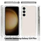 For Samsung Galaxy S24+ 5G Shockproof Clear Gradient PC + TPU Phone Case(Black) - 2