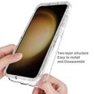 For Samsung Galaxy S24+ 5G Shockproof Clear Gradient PC + TPU Phone Case(Black) - 3