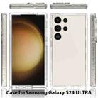 For Samsung Galaxy S24 Ultra 5G Shockproof Clear Gradient PC + TPU Phone Case(Black) - 2