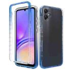 For Samsung Galaxy A05 Shockproof Clear Gradient PC + TPU Phone Case(Blue) - 1