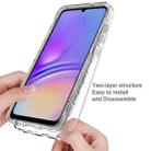 For Samsung Galaxy A05 Shockproof Clear Gradient PC + TPU Phone Case(Blue) - 3