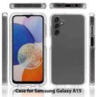 For Samsung Galaxy A15 5G Shockproof Clear Gradient PC + TPU Phone Case(Purple) - 2