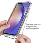 For Samsung Galaxy A55 5G Shockproof Clear Gradient PC + TPU Phone Case(Blue) - 3