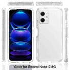 For Redmi Note 12 5G Global Shockproof Clear Gradient PC + TPU Phone Case(Blue) - 2