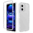 For Redmi Note 12 5G Global Shockproof Clear Gradient PC + TPU Phone Case(Transparent) - 1