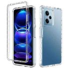 For Redmi Note 12 Pro 5G Global Shockproof Clear Gradient PC + TPU Phone Case(Transparent) - 1