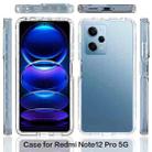 For Redmi Note 12 Pro 5G Global Shockproof Clear Gradient PC + TPU Phone Case(Transparent) - 2