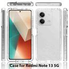 For Redmi Note 13 5G Shockproof Clear Gradient PC + TPU Phone Case(Transparent) - 2