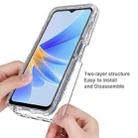 For OPPO A17 4G Shockproof Clear Gradient PC + TPU Phone Case(Red) - 3