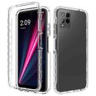 For T-Mobile REVVL 6 Pro 5G Shockproof Clear Gradient PC + TPU Phone Case(Transparent) - 1