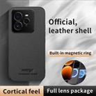 For Realme GT 7 Pro HUIYI Leather Magnetic Phone Case(Grey) - 2