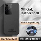 For Realme GT 6 HUIYI Leather Magnetic Phone Case(Black) - 2