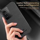 For Realme GT 6 HUIYI Leather Magnetic Phone Case(Grey) - 3