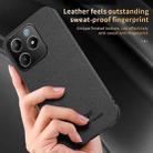 For Realme C63 / C61 4G HUIYI Leather Magnetic Phone Case(Blue) - 3