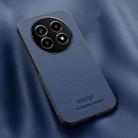 For Realme 13 Pro HUIYI Leather Magnetic Phone Case(Blue) - 1