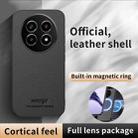 For Realme 13 Pro HUIYI Leather Magnetic Phone Case(White) - 2