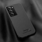 For Realme V60 Pro / 14x India HUIYI Leather Magnetic Phone Case(Black) - 1